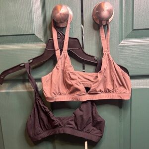 SKIMS Black and Brown Bralette Set
